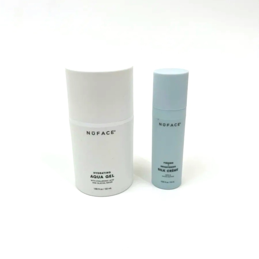 NuFACE Aqua Gel 1.69oz & Silk Crème 15ml BRAND NEW